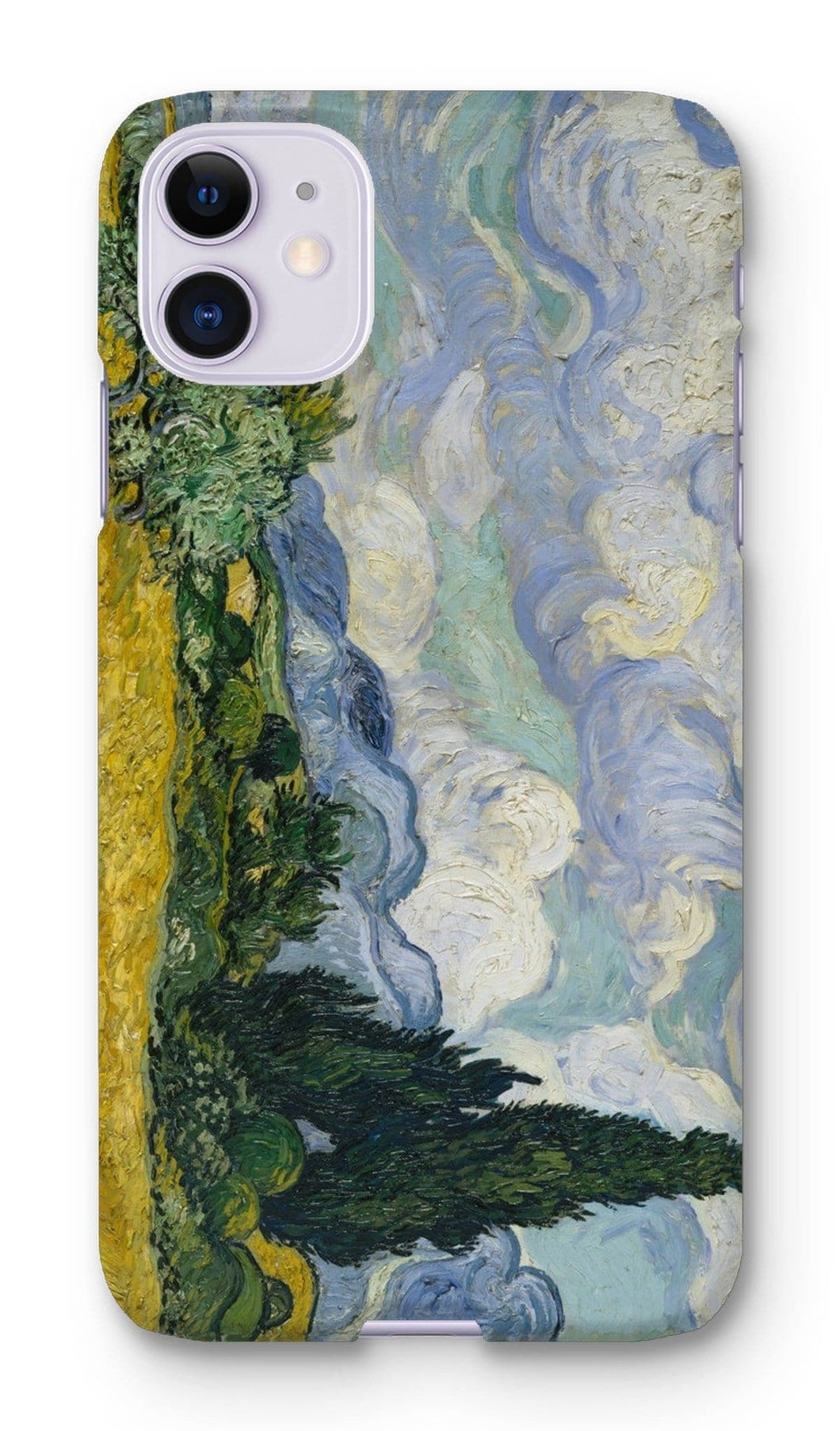 Wheatfield with Cypresses by Vincent van Gogh. iPhone 11 / Snap / Gloss - Exact Art