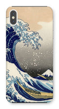 Load image into Gallery viewer, The Great Wave Off Kanagawa by Hokusai. iPhone XS Max / Snap / Gloss - Exact Art
