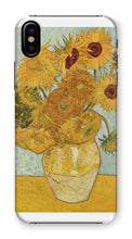 Load image into Gallery viewer, Sunflowers by Vincent van Gogh. iPhone XS / Snap / Gloss - Exact Art
