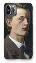 Load image into Gallery viewer, Self Portrait Munch Phone Case by Edvard Munch. iPhone 11 Pro Max / Tough / Gloss - Exact Art
