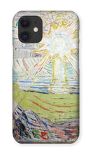 Load image into Gallery viewer, The Sun by Edvard Munch. iPhone 12 Mini / Snap / Gloss - Exact Art
