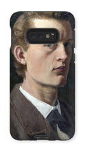 Load image into Gallery viewer, Self Portrait Munch Phone Case by Edvard Munch. Galaxy S10E / Tough / Gloss - Exact Art

