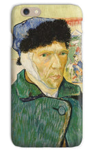 Load image into Gallery viewer, Self Portrait with Bandaged Ear by Vincent van Gogh. iPhone 6s / Snap / Gloss - Exact Art
