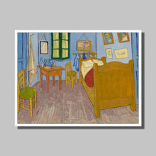 Load image into Gallery viewer, Bedroom at Arles by Vincent van Gogh. Print Framed Unmounted / 14x11&quot; (35.5x28cm) / White - Exact Art
