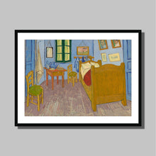 Load image into Gallery viewer, Bedroom at Arles by Vincent van Gogh. Print Framed Mounted / 14x11&quot; (35.5x28cm) / Black - Exact Art
