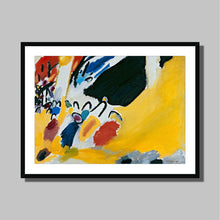 Load image into Gallery viewer, Impression 3 by Wassily Kandinsky. Print Framed Mounted / 16x12&quot; (40x30cm) / Black - Exact Art
