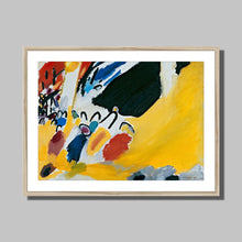 Load image into Gallery viewer, Impression 3 by Wassily Kandinsky. Print Framed Mounted / 16x12&quot; (40x30cm) / Natural - Exact Art
