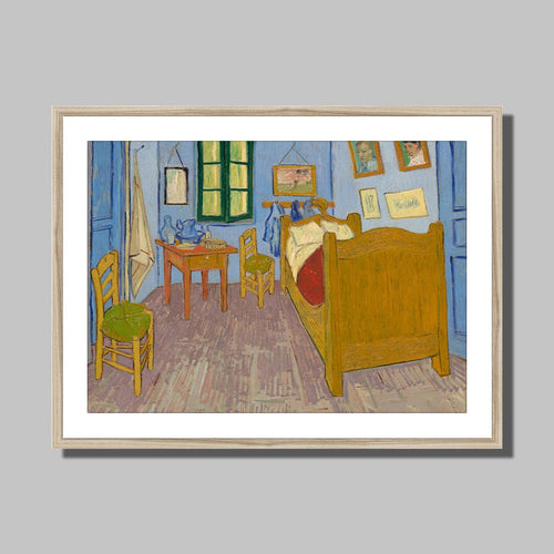 Bedroom at Arles by Vincent van Gogh. Print Framed Mounted / 14x11