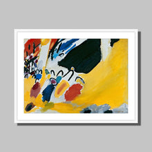 Load image into Gallery viewer, Impression 3 by Wassily Kandinsky. Print Framed Mounted / 16x12&quot; (40x30cm) / White - Exact Art
