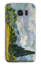 Load image into Gallery viewer, Wheatfield with Cypresses by Vincent van Gogh. Galaxy S6 / Snap / Gloss - Exact Art
