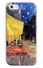 Load image into Gallery viewer, Cafe Terrace Arles at Night by Vincent van Gogh. iPhone SE / Snap / Gloss - Exact Art

