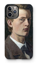 Load image into Gallery viewer, Self Portrait Munch Phone Case by Edvard Munch. iPhone 11 Pro / Tough / Gloss - Exact Art
