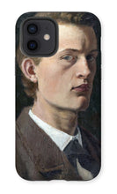 Load image into Gallery viewer, Self Portrait Munch Phone Case by Edvard Munch. iPhone 12 / Tough / Gloss - Exact Art
