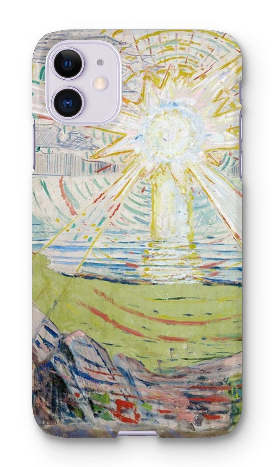 The Sun by Edvard Munch. iPhone 11 / Snap / Gloss - Exact Art