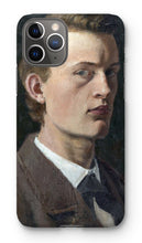 Load image into Gallery viewer, Self Portrait Munch Phone Case by Edvard Munch. iPhone 11 Pro / Snap / Gloss - Exact Art
