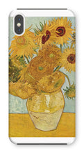 Load image into Gallery viewer, Sunflowers by Vincent van Gogh. iPhone XS Max / Snap / Gloss - Exact Art
