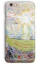 Load image into Gallery viewer, The Sun by Edvard Munch. iPhone 6 / Snap / Gloss - Exact Art
