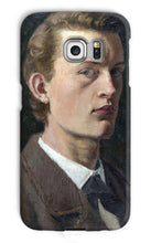 Load image into Gallery viewer, Self-Portrait by Edvard Munch. Galaxy S6 Edge / Snap / Gloss - Exact Art
