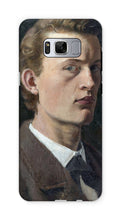 Load image into Gallery viewer, Self Portrait Munch Phone Case by Edvard Munch. Galaxy S8 / Tough / Gloss - Exact Art
