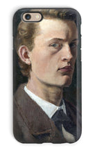 Load image into Gallery viewer, Self-Portrait by Edvard Munch. iPhone 6 / Tough / Gloss - Exact Art
