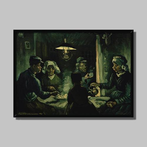The Potato Eaters by Vincent van Gogh. Print Framed Unmounted / 14x11