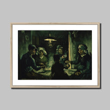 Load image into Gallery viewer, The Potato Eaters by Vincent van Gogh. Print Framed Mounted / 14x11&quot; (35.5x28cm) / Natural - Exact Art
