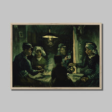 Load image into Gallery viewer, The Potato Eaters by Vincent van Gogh. Print Framed Unmounted / 14x11&quot; (35.5x28cm) / Natural - Exact Art
