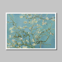 Load image into Gallery viewer, Blossoming Almond Tree by Vincent van Gogh. Print Framed Unmounted / 14x11&quot; (35.5x28cm) / White - Exact Art
