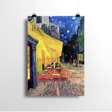 Load image into Gallery viewer, Cafe Terrace, Arles at Night by Vincent van Gogh. Print / 11x14&quot; (28x35.5cm) / N/A - Exact Art
