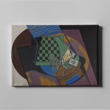 Load image into Gallery viewer, Checker by Juan Gris. Canvas / 14x11&quot; (35.5x28cm) / N/A - Exact Art
