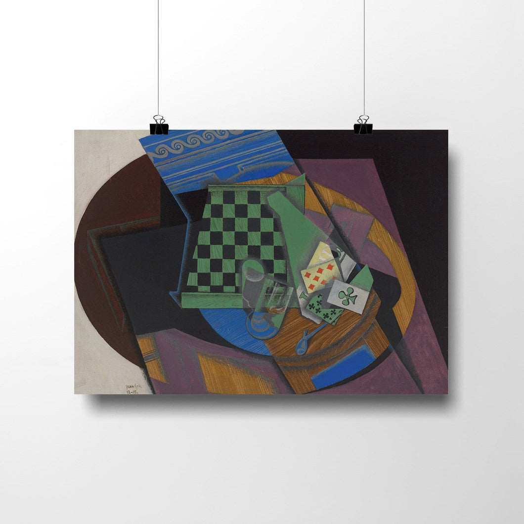 Checker by Juan Gris. Print / 14x11