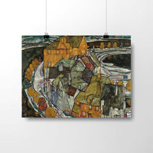 Load image into Gallery viewer, Crescent Of Houses by Egon Schiele. Print / 14x11&quot; (35.5x28cm) / N/A - Exact Art

