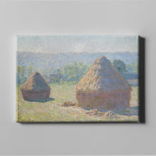 Load image into Gallery viewer, Haystacks at the End of Summer by Claude Monet. Canvas / 14x11&quot; (35.5x28cm) / N/A - Exact Art
