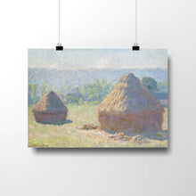 Load image into Gallery viewer, Haystacks at the End of Summer by Claude Monet. Print / 14x11&quot; (35.5x28cm) / N/A - Exact Art
