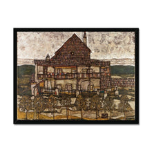 Load image into Gallery viewer, House with Shingle Roof by Egon Schiele. Canvas / 11x14&quot; (28x35.5cm) / N/A - Exact Art
