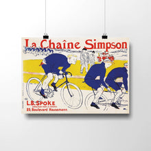 Load image into Gallery viewer, La Chaine Simpson by Henri de Toulouse-Lautrec. N/A / Print / 14x11&quot; (35.5x28cm) - Exact Art
