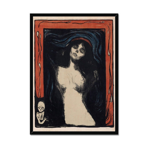 Madonna 2 by Edvard Munch. Print Framed Unmounted / 11x14