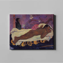 Load image into Gallery viewer, The Spirit of the Dead Keep Watching by Paul Gauguin. 14x11&quot; (35.5x28cm) / Canvas / N/A - Exact Art
