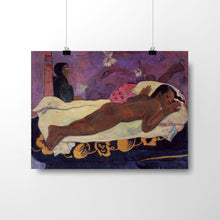 Load image into Gallery viewer, The Spirit of the Dead Keep Watching by Paul Gauguin. 14x11&quot; (35.5x28cm) / Print / N/A - Exact Art
