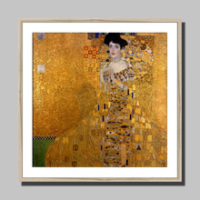 Load image into Gallery viewer, Portrait of Adele Bloch-Bauer by Gustav Klimt. 12x12&quot; (30x30cm) / Print Framed Mounted / Natural - Exact Art
