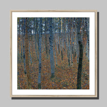 Load image into Gallery viewer, Beech Forest by Gustav Klimt. Print Framed Mounted / 12x12&quot; (30x30cm) / Natural - Exact Art
