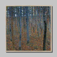 Load image into Gallery viewer, Beech Forest by Gustav Klimt. Print Framed Unmounted / 12x12&quot; (30x30cm) / Natural - Exact Art
