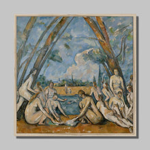Load image into Gallery viewer, The Bathers by Paul Cézanne. 12x12&quot; (30x30cm) / Print Framed Unmounted / Natural - Exact Art
