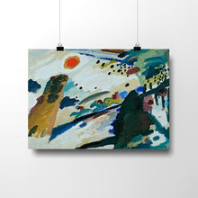 Load image into Gallery viewer, Romantic Landscape by Wassily Kandinsky. Print / 14x11&quot; (35.5x28cm) / N/A - Exact Art
