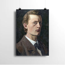 Load image into Gallery viewer, Self-Portrait by Edvard Munch. Print / 16x20&quot; (40x50cm) / N/A - Exact Art
