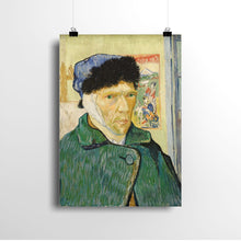 Load image into Gallery viewer, Self Portrait with Bandaged Ear by Vincent van Gogh. Print / 11x14&quot; (28x35.5cm) / N/A - Exact Art
