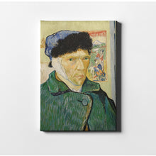 Load image into Gallery viewer, Self Portrait with Bandaged Ear by Vincent van Gogh. Canvas / 11x14&quot; (28x35.5cm) / N/A - Exact Art
