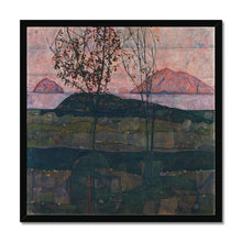 Load image into Gallery viewer, Setting Sun by Egon Schiele. Print Framed Unmounted / 12x12&quot; (30x30cm) / Black - Exact Art
