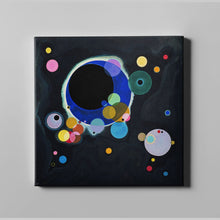 Load image into Gallery viewer, Several Circles by Wassily Kandinsky. Canvas / N/A / 12x12&quot; (30x30cm) - Exact Art
