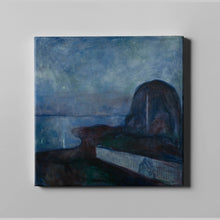 Load image into Gallery viewer, Starry Night by Edvard Munch. Canvas / 16x12&quot; (40x30cm) / N/A - Exact Art
